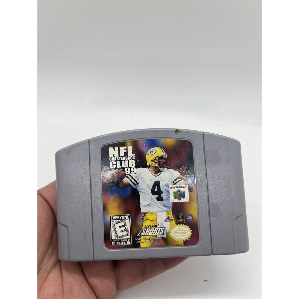 NFL Quarterback Club 99 Cartridge (Nintendo 64, 1998) - N64 - Tested